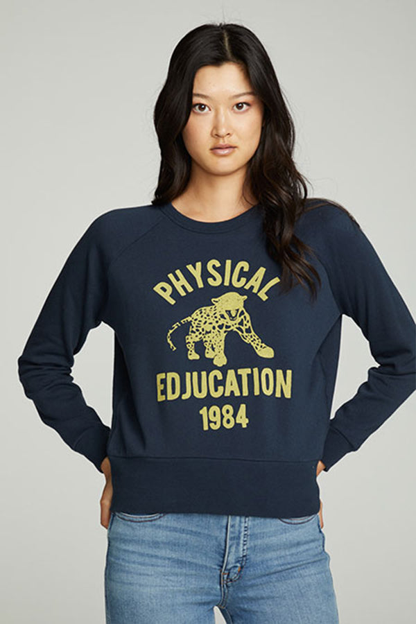 Physical Education 1984 Fleece Tee | Total Eclipse - Main Image Number 1 of 1