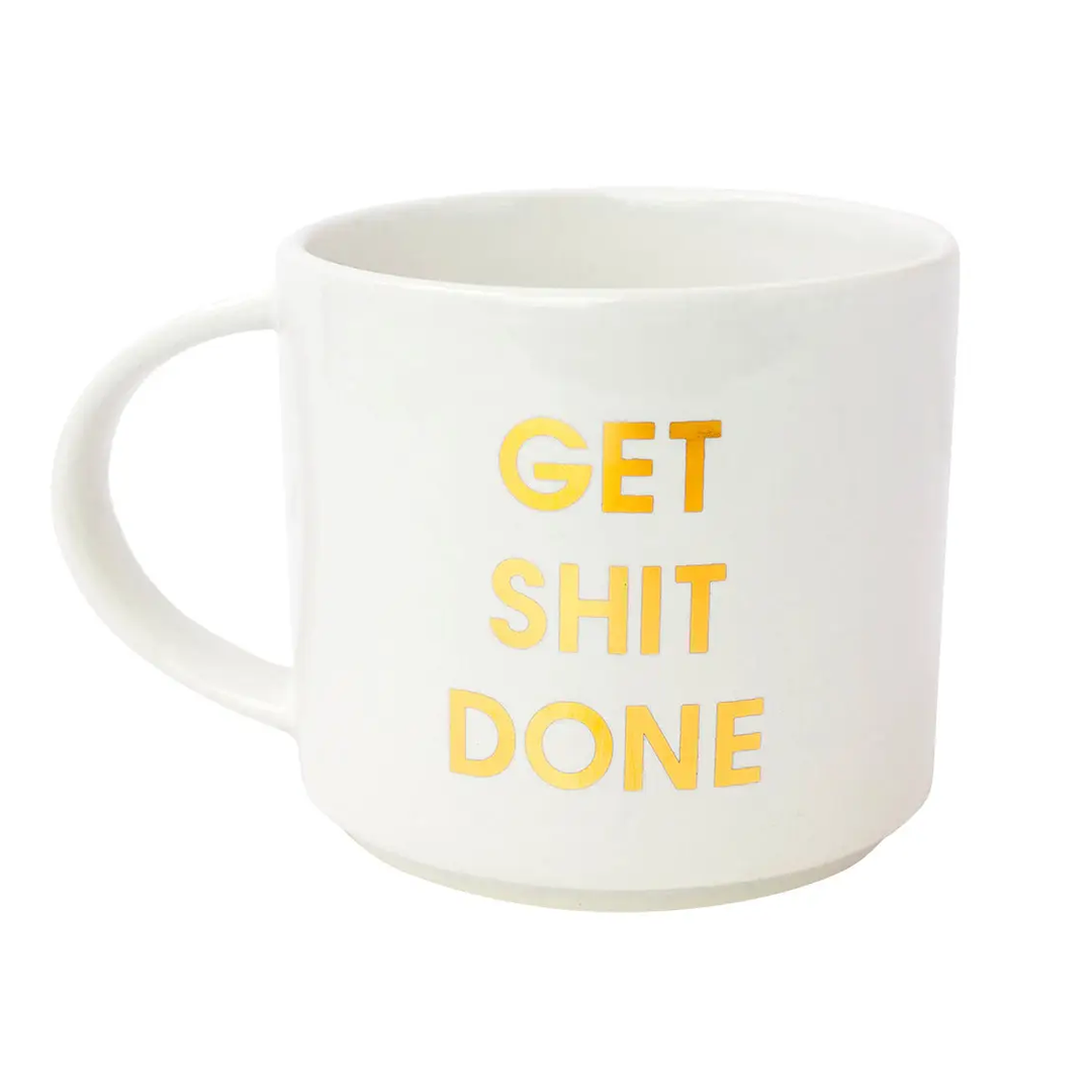 Get S___ Done Mug | White Gold - Main Image Number 1 of 1