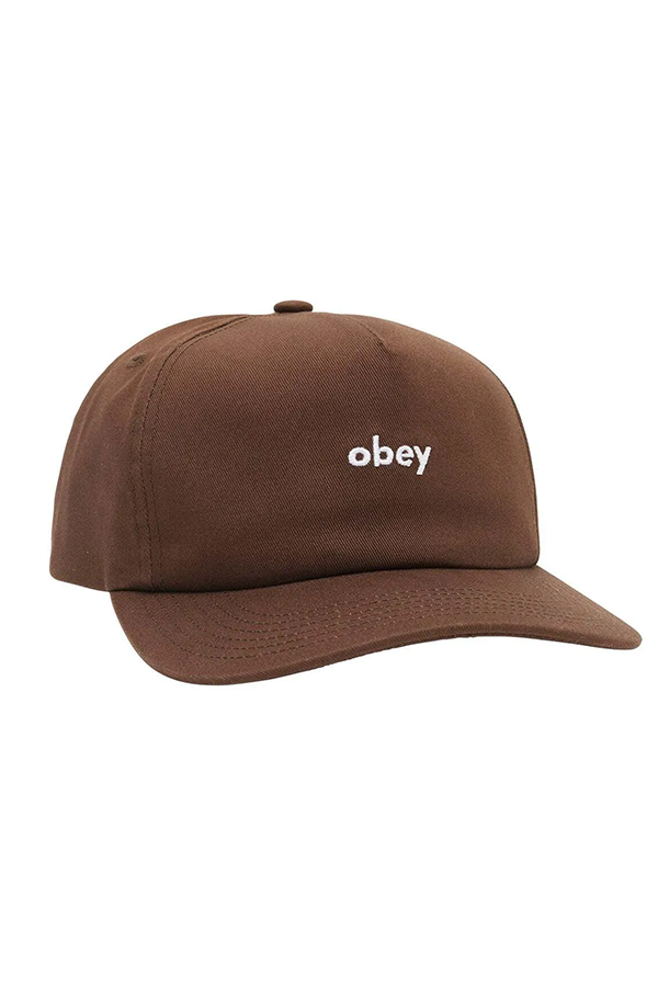 Obey Lowercase 5 Panel Snap | Brown