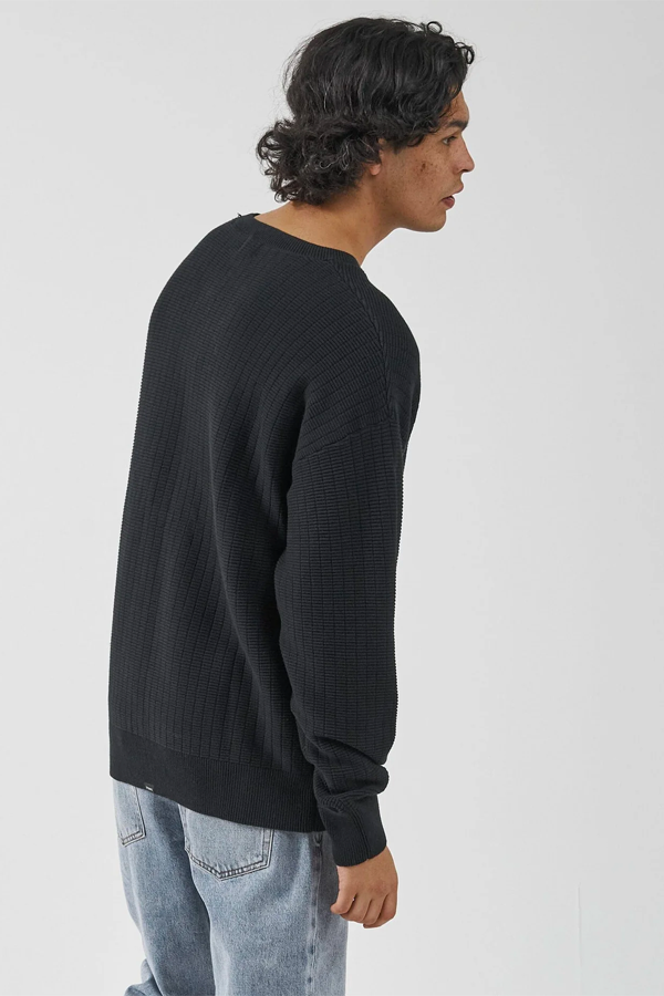Republic Crew Knit | Washed Black - Thumbnail Image Number 3 of 3
