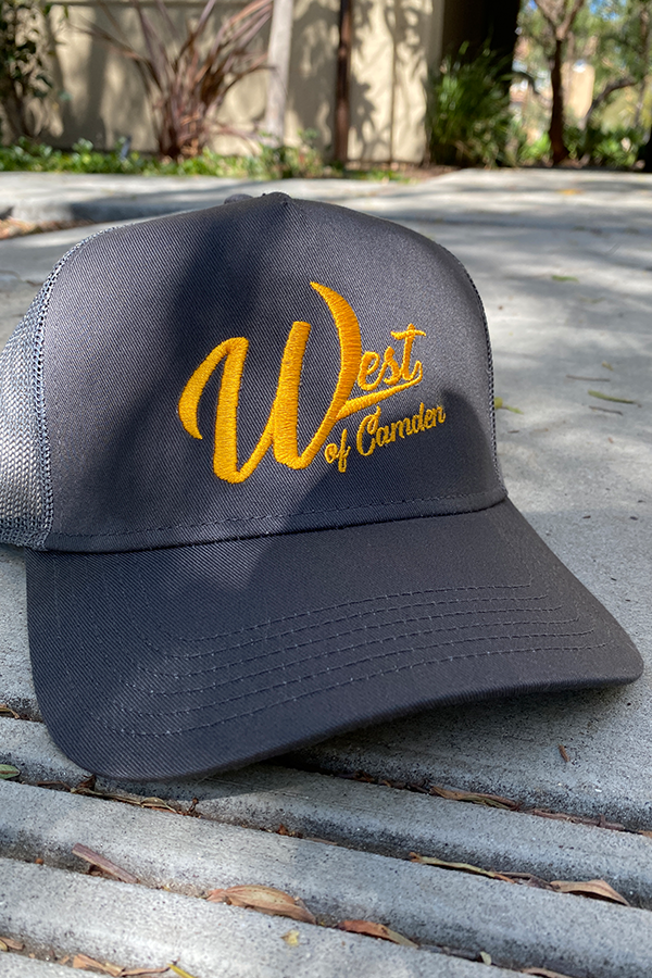 West of Camden AD Twill Hat | Grey / Gold - Main Image Number 1 of 1