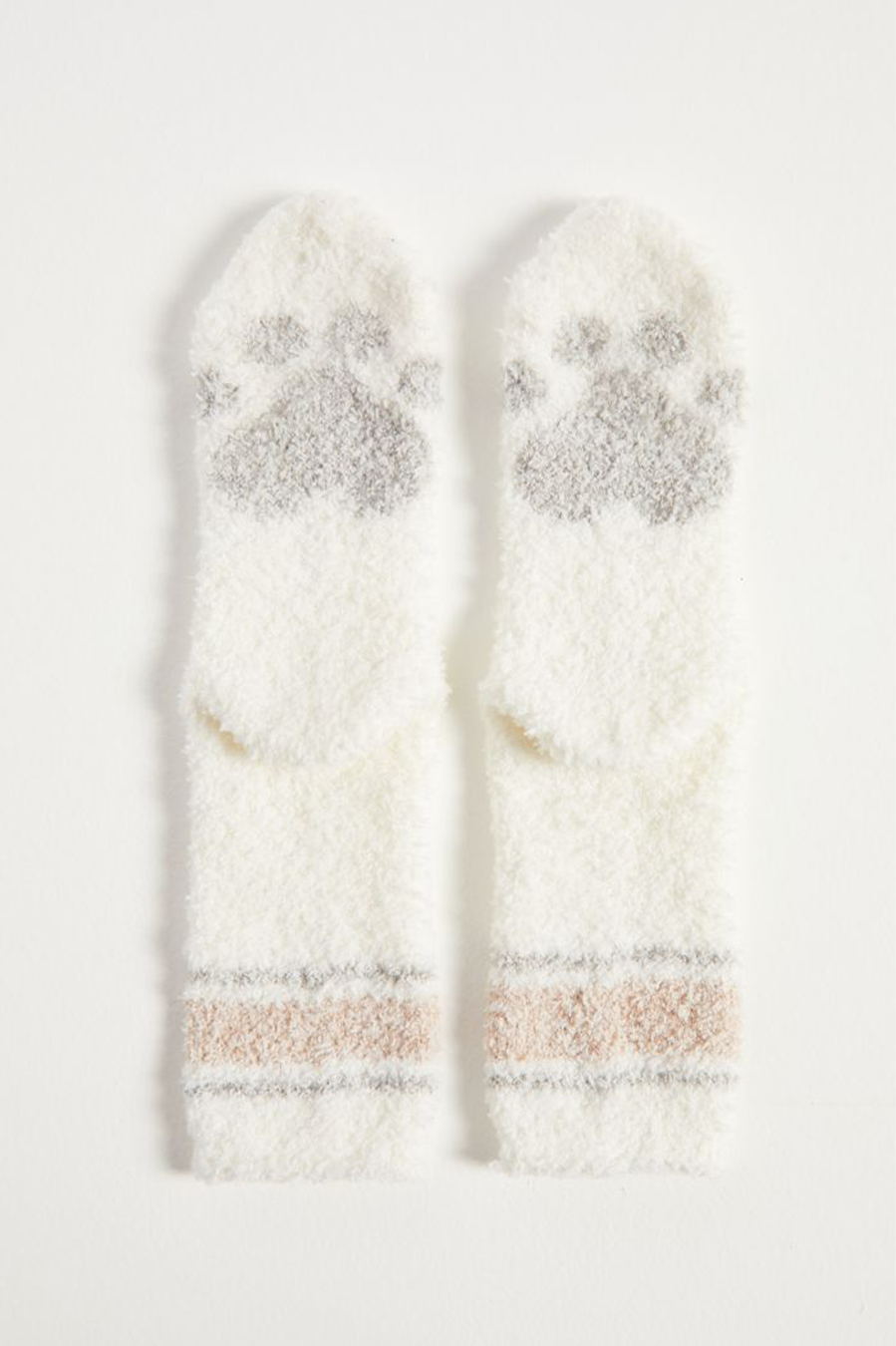 Plush Paw Socks | Vanilla Ice - Main Image Number 1 of 1