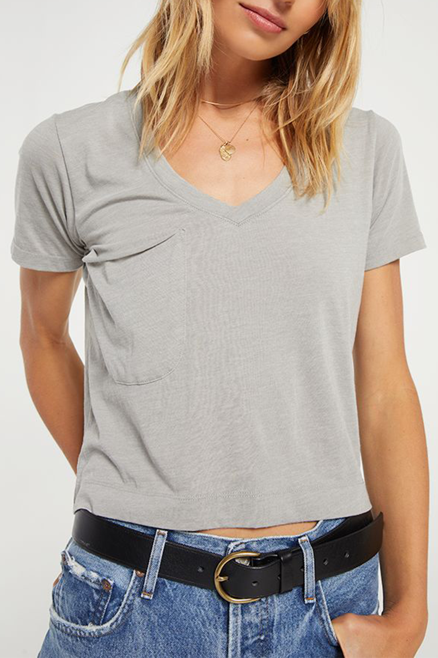 Classic Skimmer Tee | Dusty Sage - Main Image Number 1 of 2