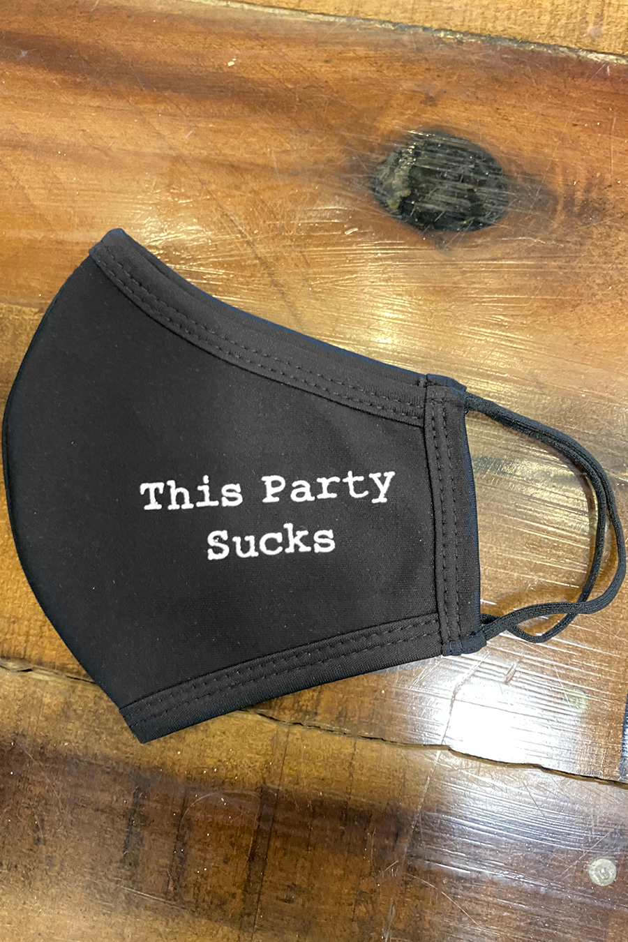 This Party Sucks Mask | Black - Main Image Number 1 of 1