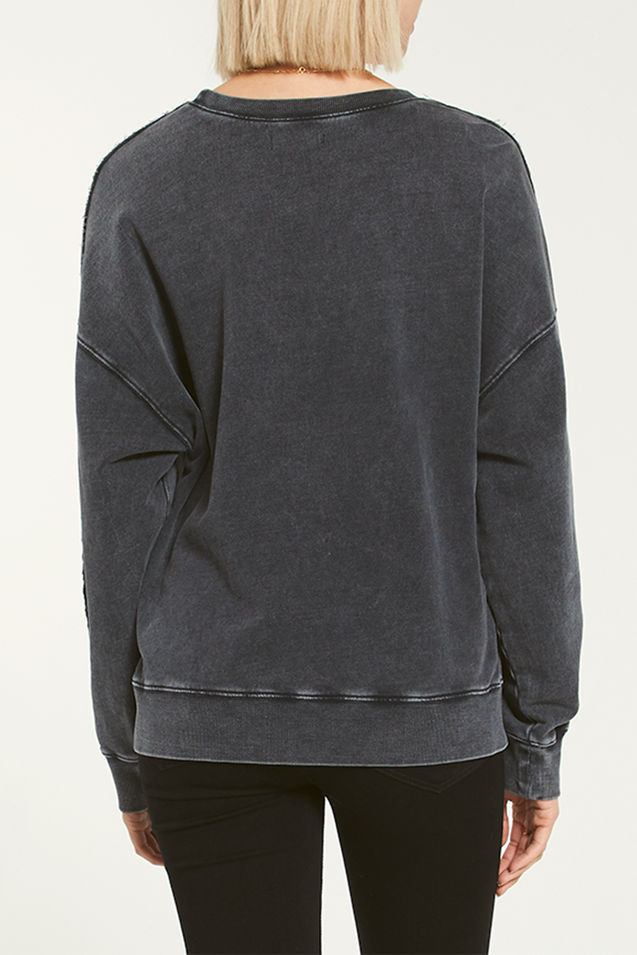 Kyro Sweatshirt | Washed Black - Main Image Number 3 of 3