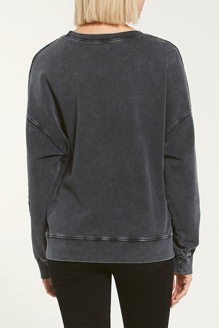 Kyro Sweatshirt | Washed Black - Thumbnail Image Number 3 of 3
