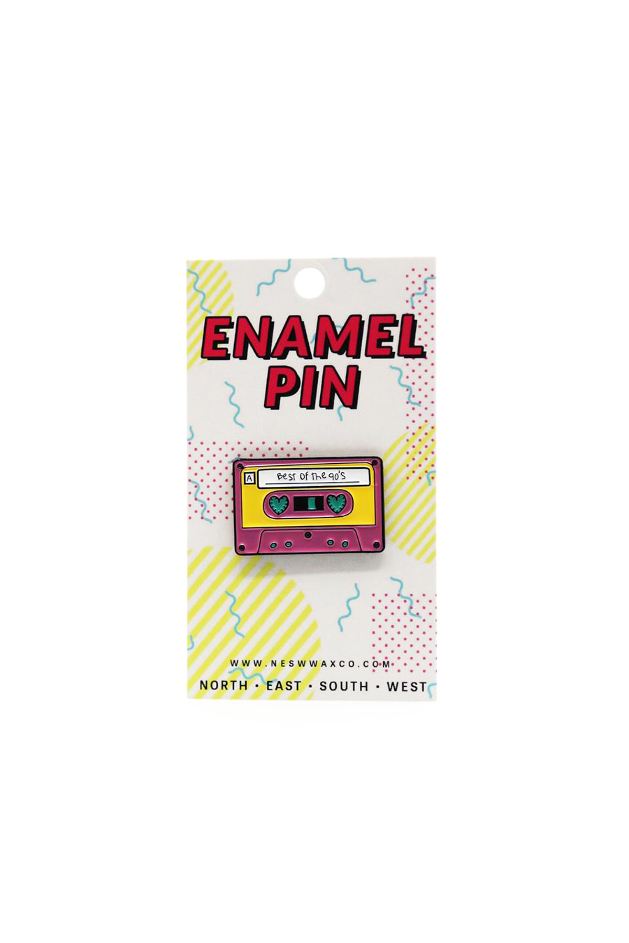 Mixed Tape Enamel Pin - Main Image Number 1 of 1