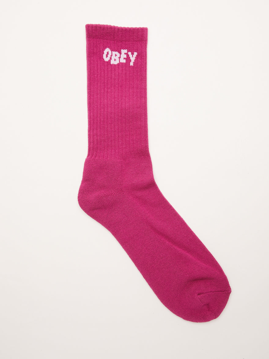 Obey Jumbled Socks | Fuchsia - Main Image Number 1 of 1