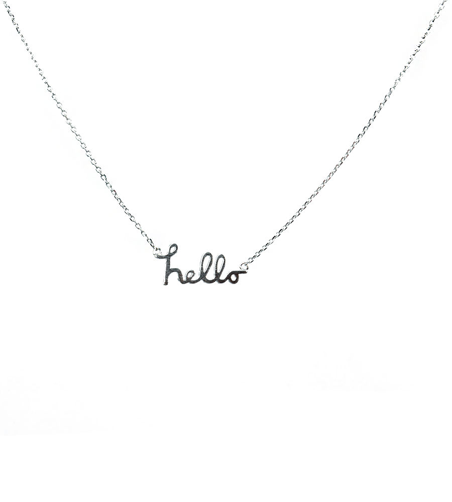 Hello Necklace - West of Camden - Main Image Number 2 of 2