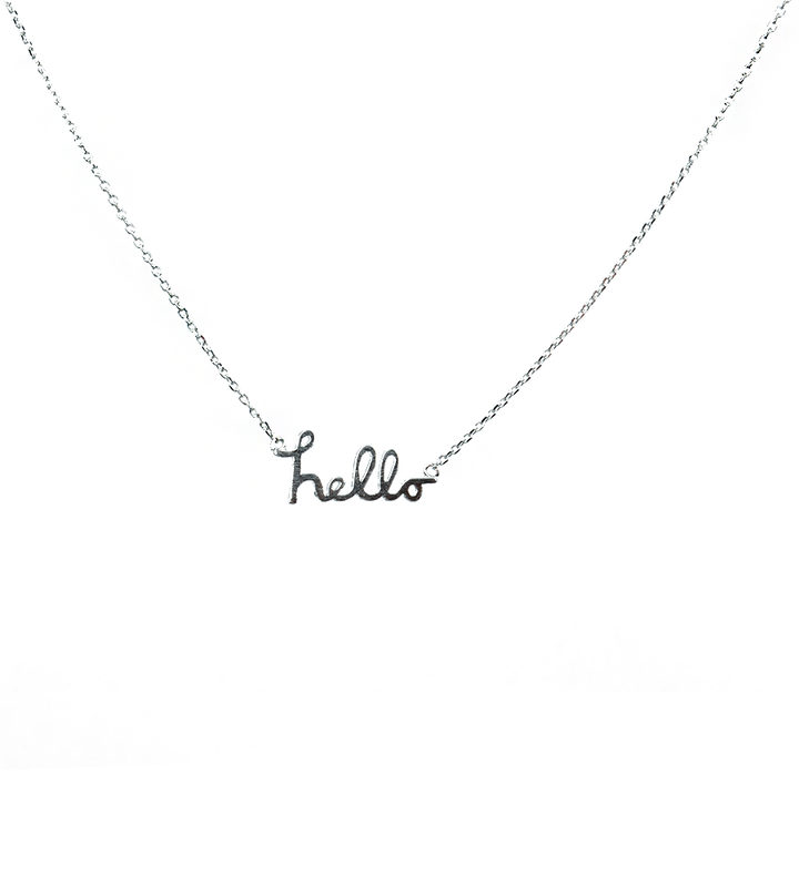 Hello Necklace - West of Camden - Thumbnail Image Number 2 of 2
