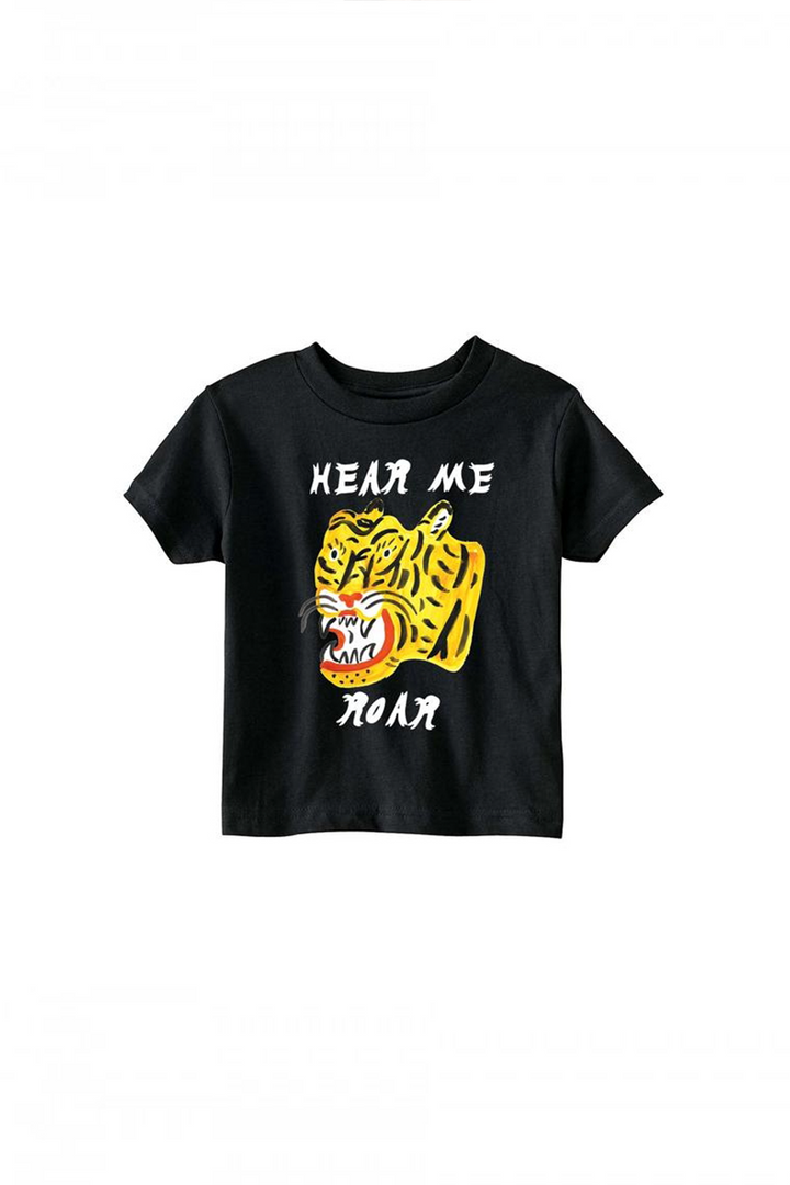 Hear Me Roar Tee | Black - Thumbnail Image Number 1 of 2

