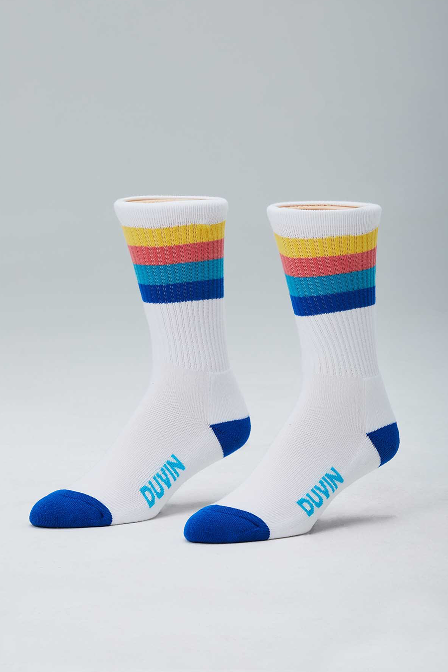 Disco Stripe Sock | White - Main Image Number 1 of 1