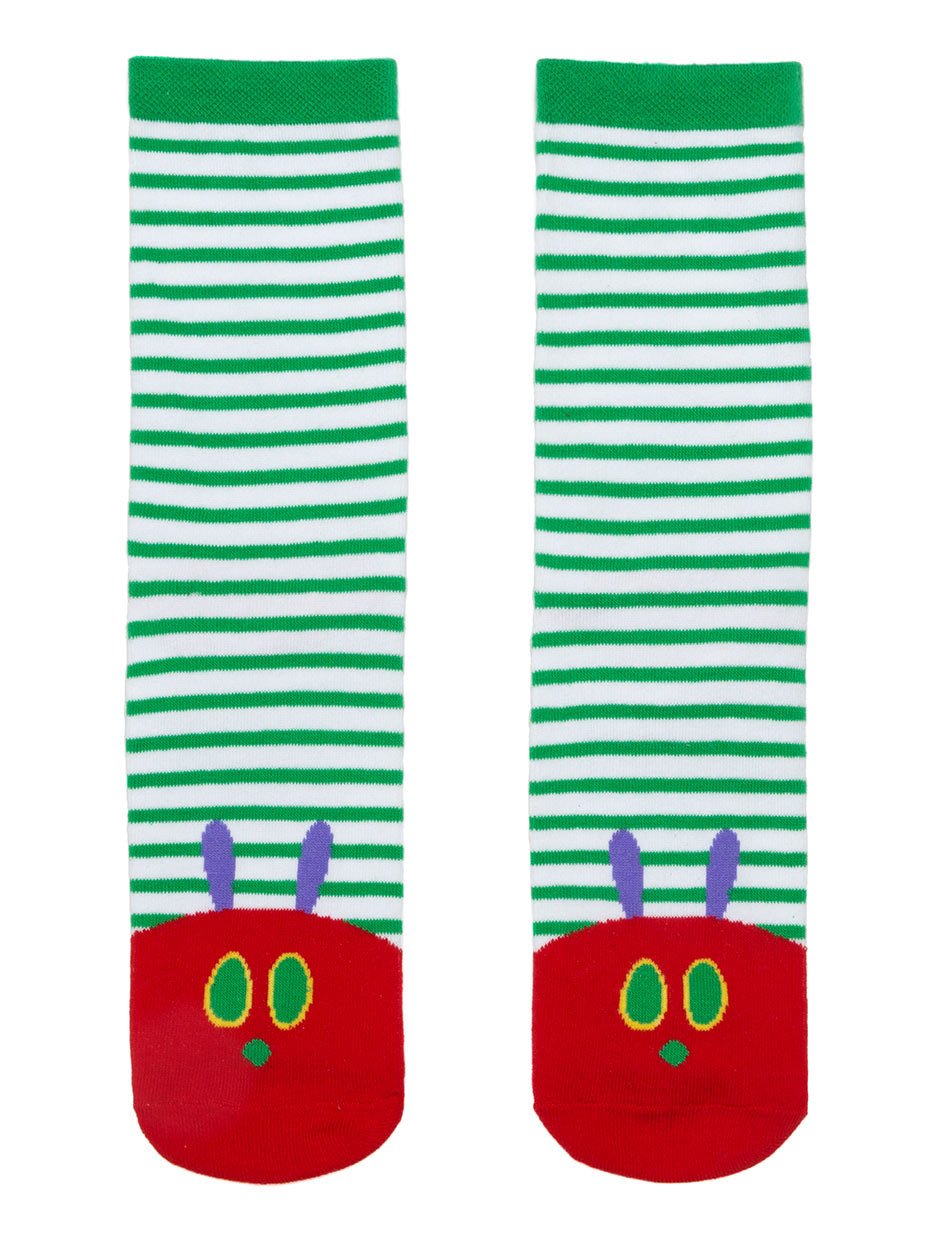 The Very Hungry Caterpillar Socks | Green - West of Camden