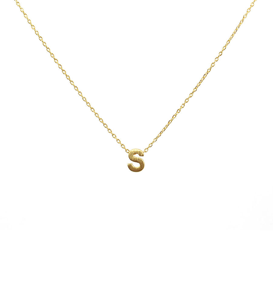 Initial Necklace Gold S - Main Image Number 1 of 1