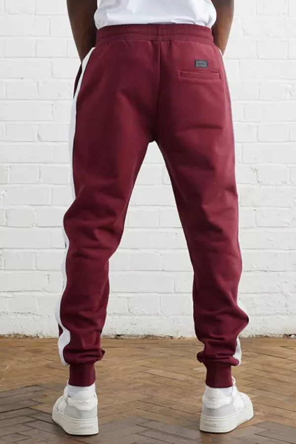Stepney Tracksuit Bottoms | Oxblood - Thumbnail Image Number 2 of 2
