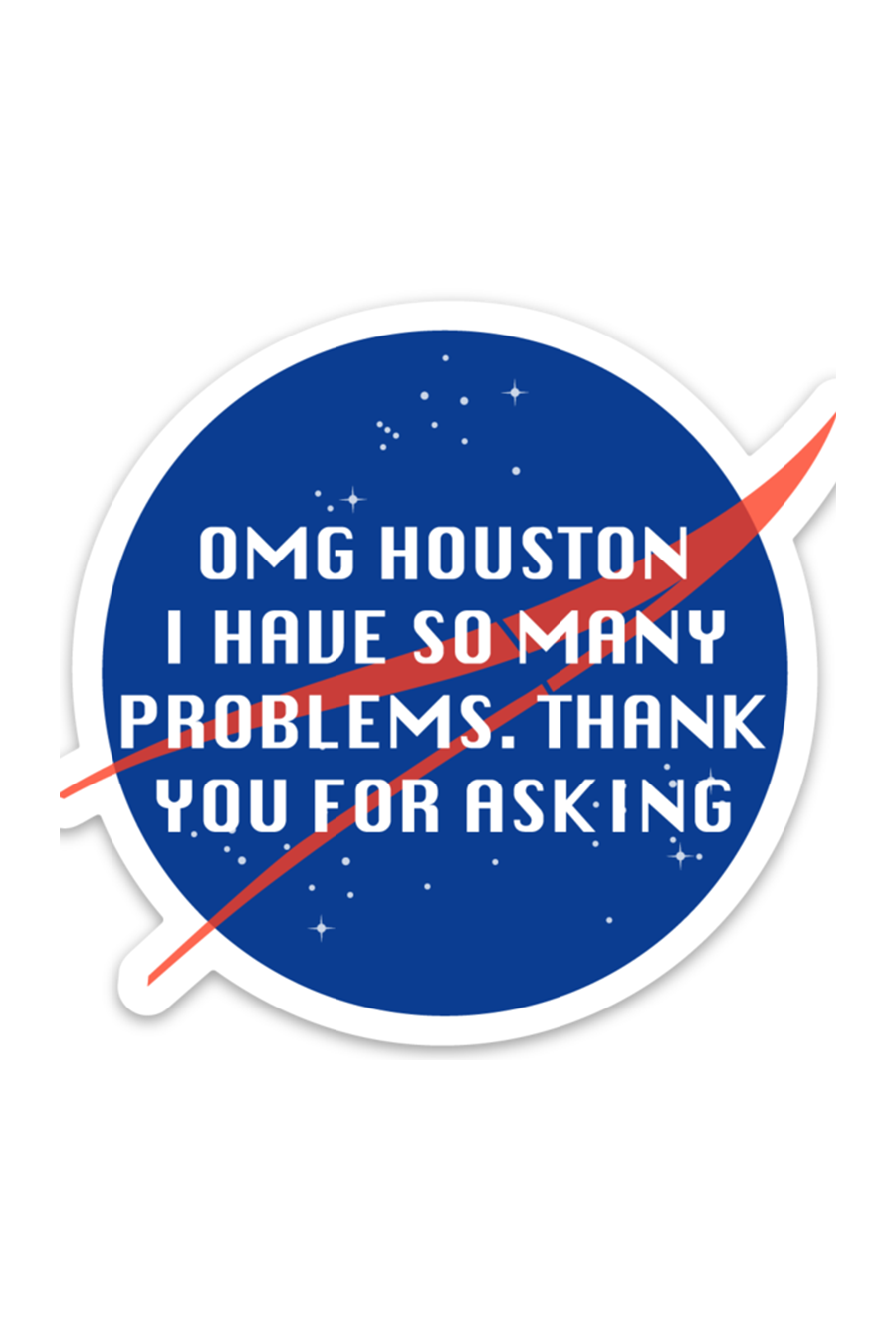 Omg Houston Sticker - Main Image Number 1 of 1