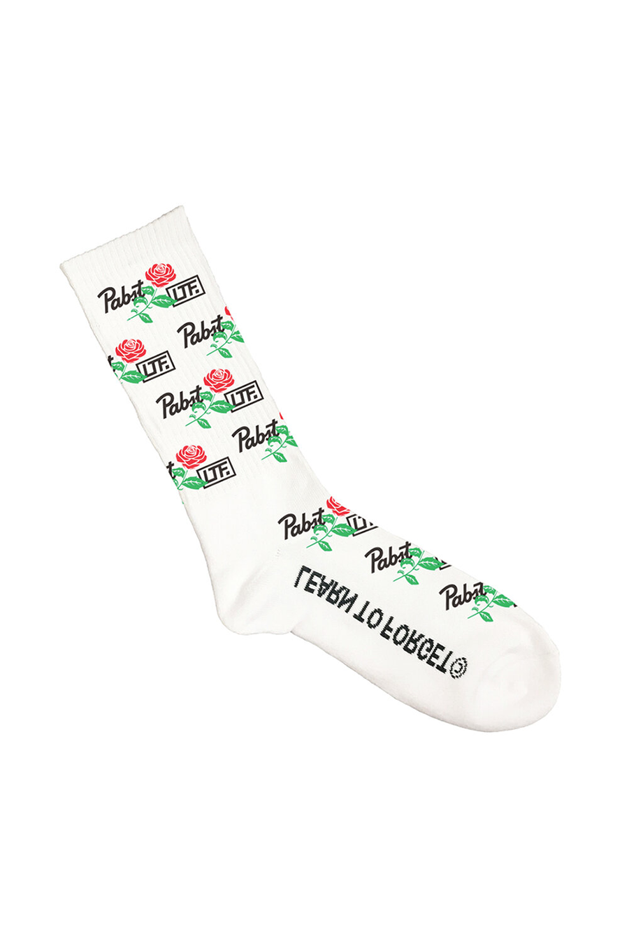 Pabst Rose Socks | White - Main Image Number 1 of 1