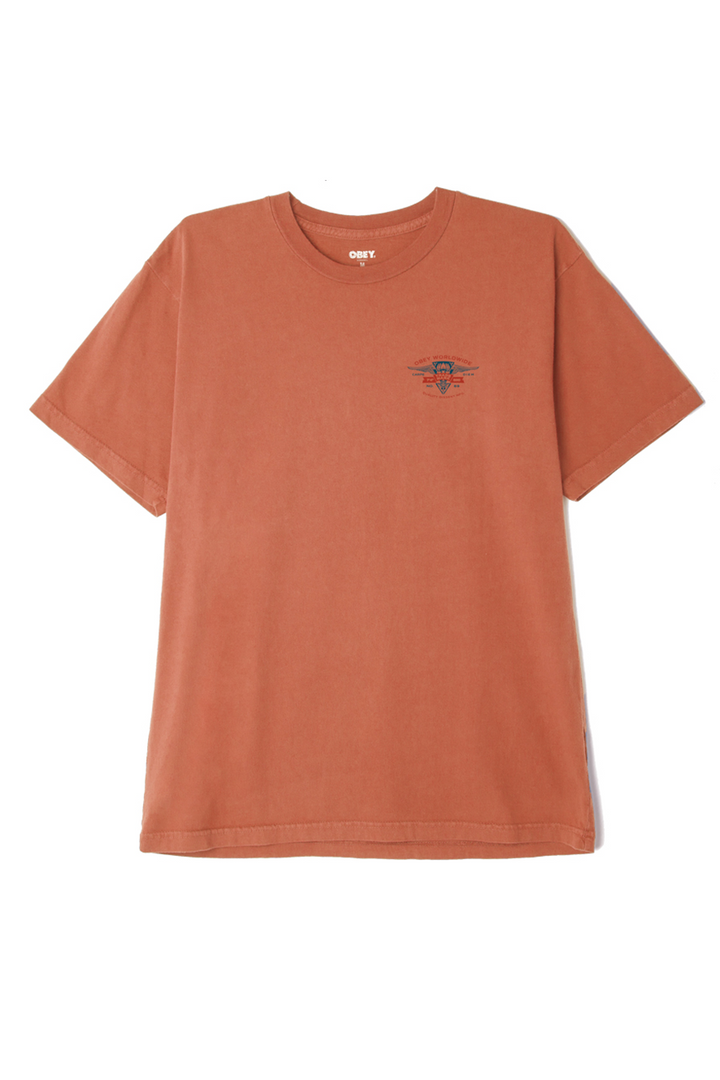 Winged Lotus Organic Tee | Copper Coin - Thumbnail Image Number 2 of 2
