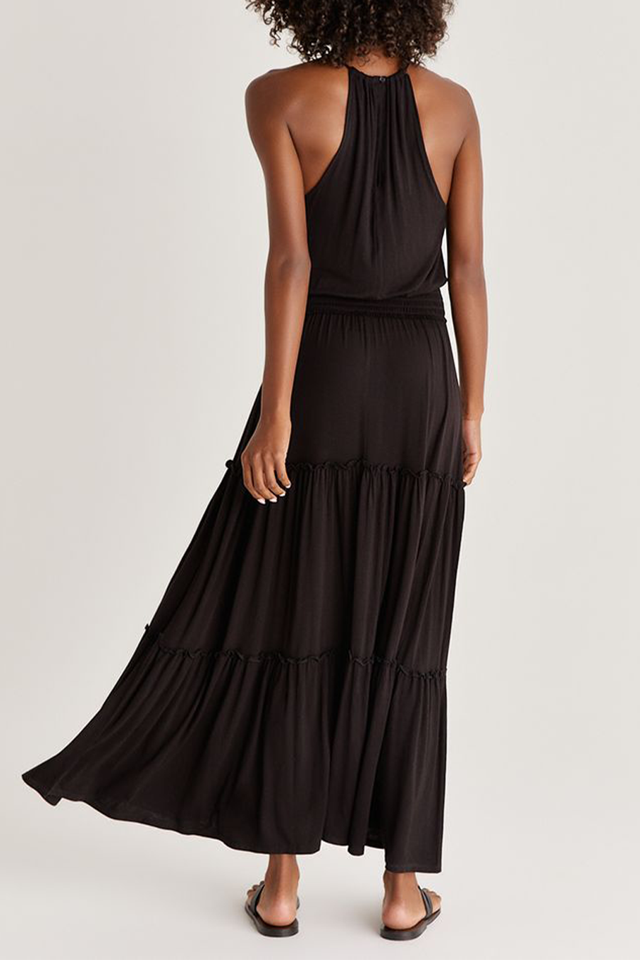 Beverly Sleek Dress | Black - Main Image Number 2 of 2