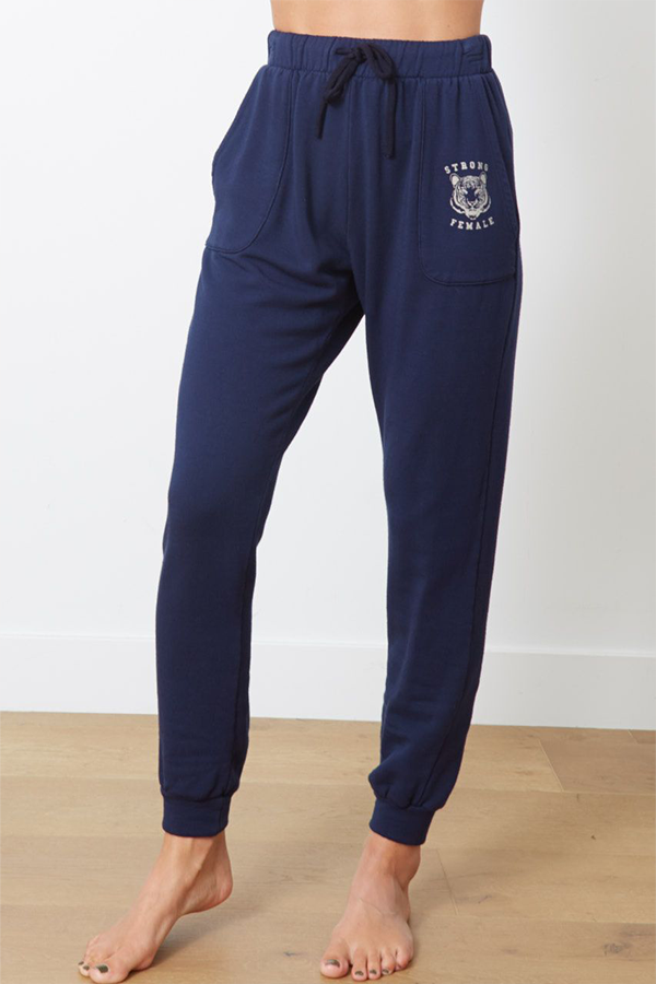 Layla Strong Female Joggers | Peacoat - Main Image Number 1 of 3