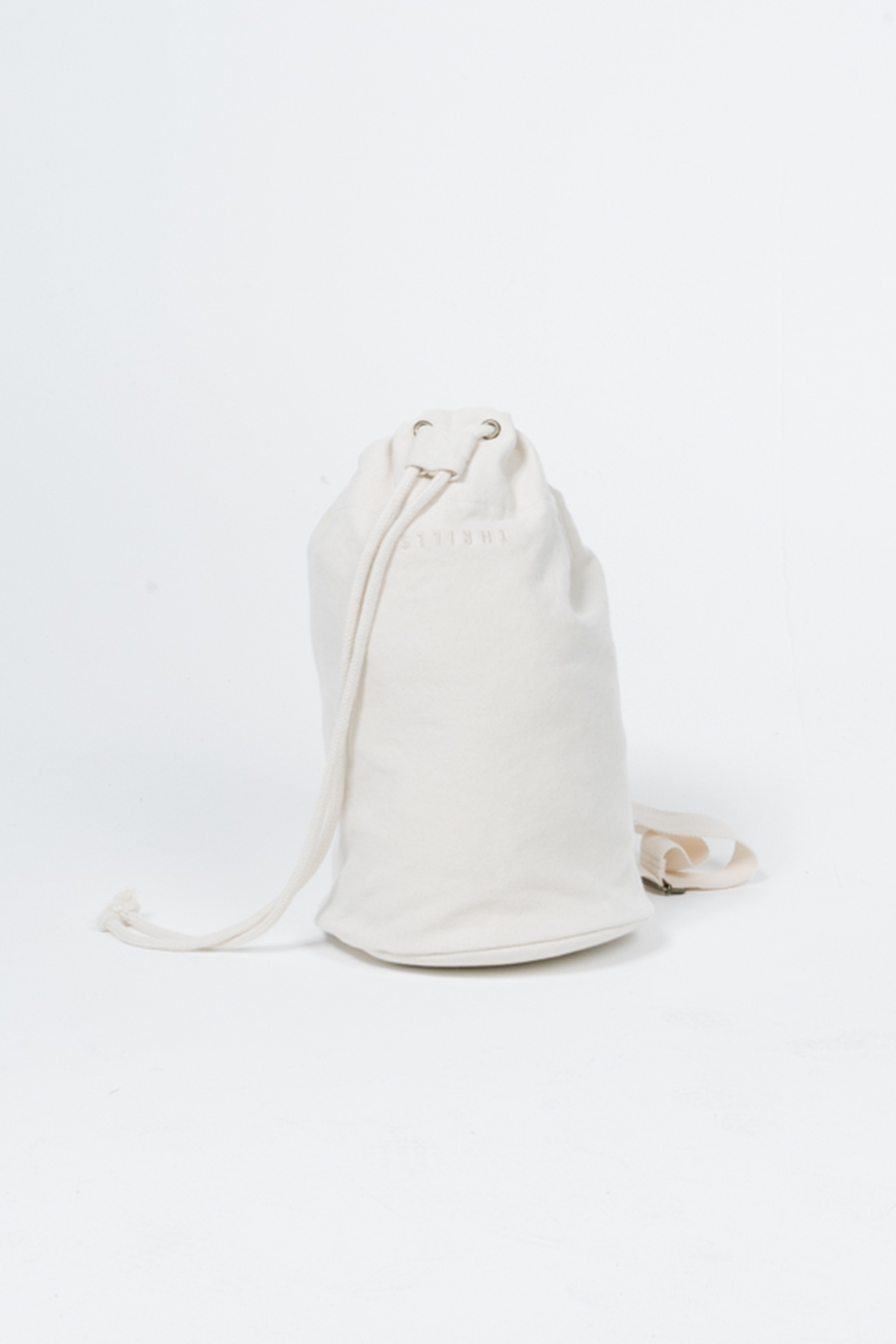 Minimal Thrills Drawstring Bag | Unbleached - Main Image Number 1 of 1