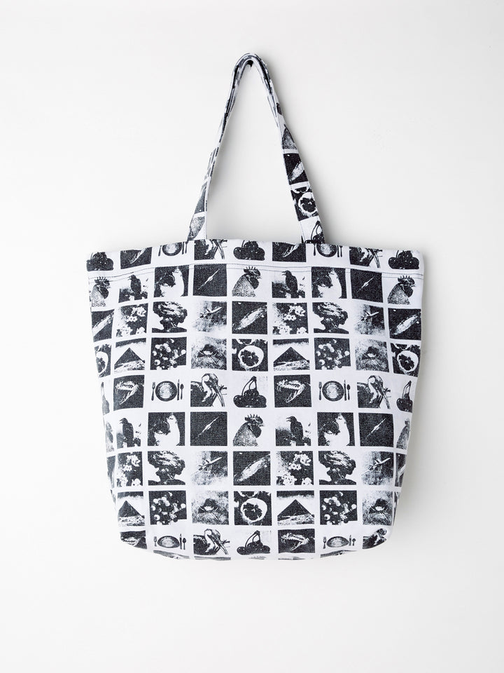 Wasted Tote Bag Zine White Multi - Thumbnail Image Number 2 of 2
