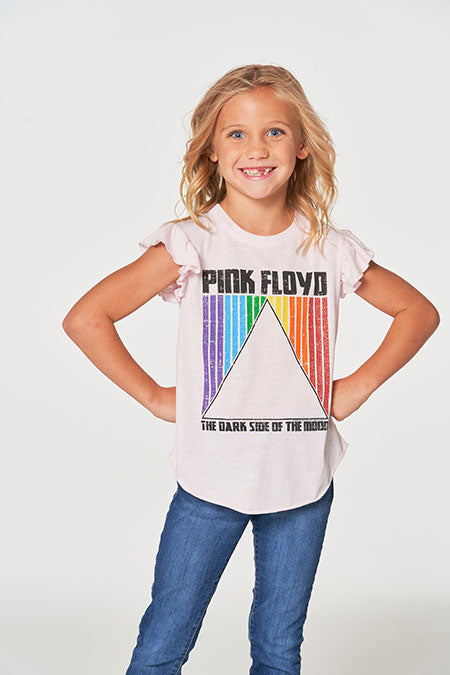 Girls Pink Floyd Flutter Tee | Pinky - Main Image Number 1 of 1