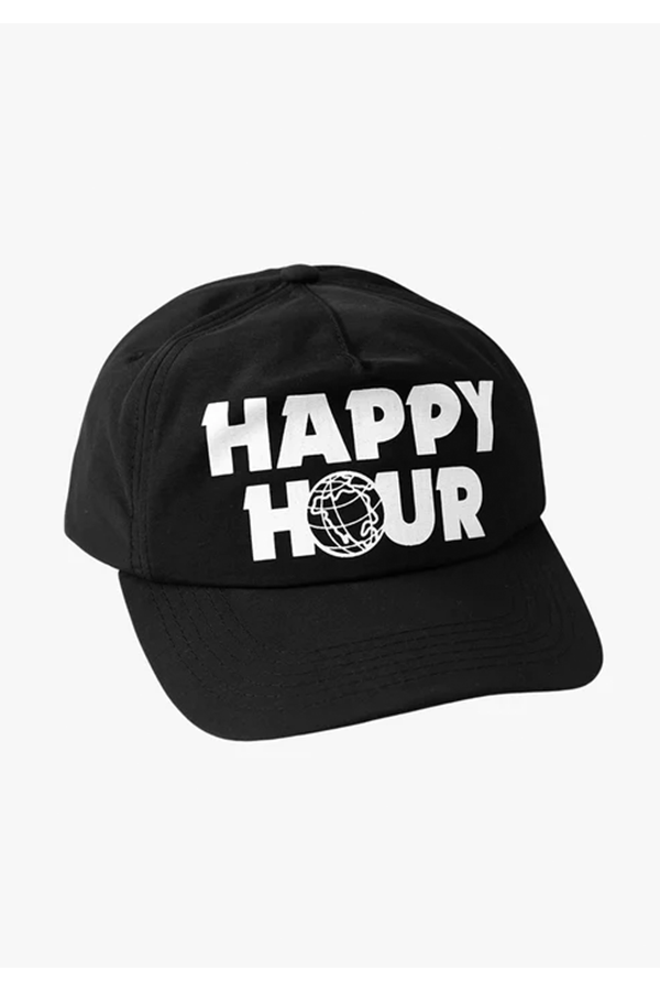 Happy Hour Hat | Black - Main Image Number 1 of 1