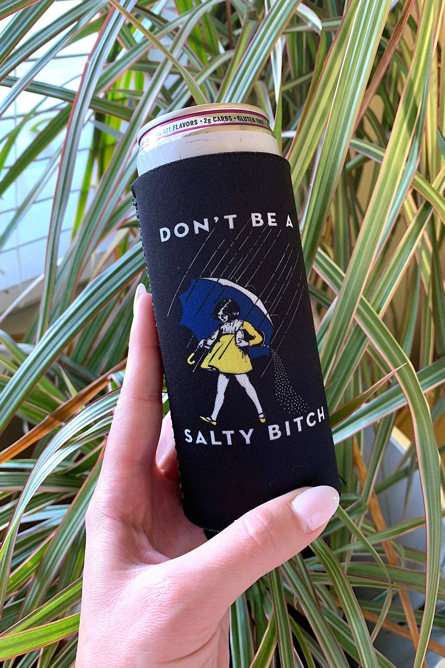 Salty Bitch | Slim Can Koozie - Main Image Number 1 of 1