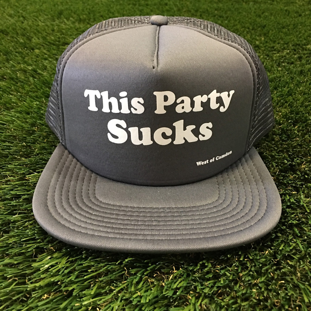 This Party Sucks Hat | Grey - Main Image Number 1 of 3