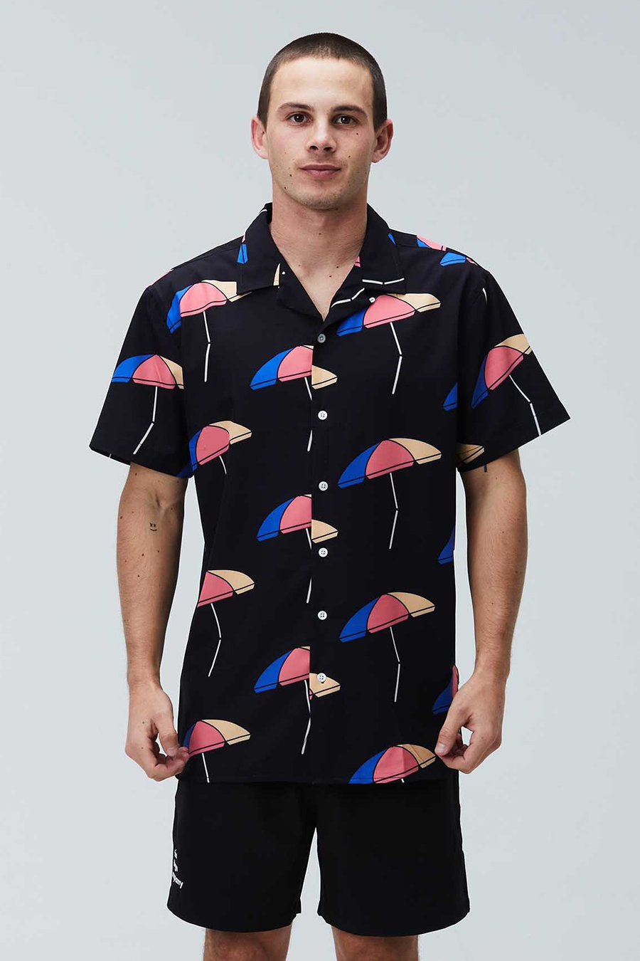 Umbrella Button Up Shirt | Pepper - West of Camden - Main Image Number 1 of 2