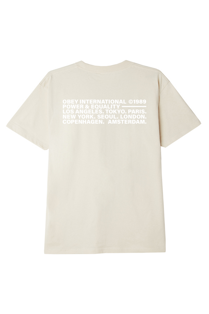 Intl Power Equality Sustainable Tee | Cream - Thumbnail Image Number 2 of 2
