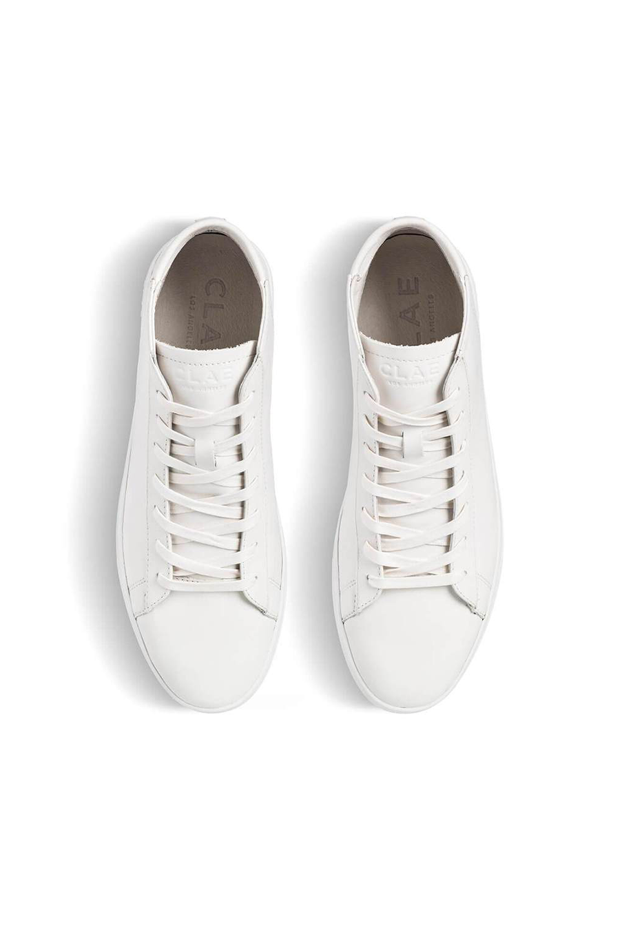 Bradley Mid | Triple White Leather - Main Image Number 2 of 3