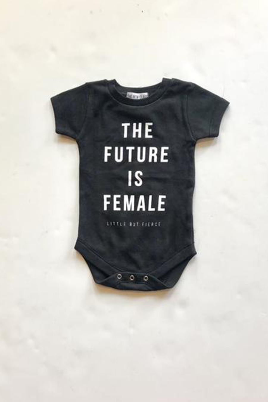 Future Is Female Onesie | Black - Main Image Number 1 of 1