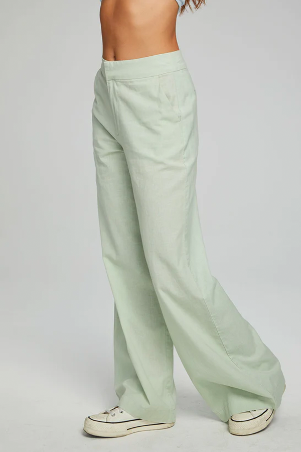 Simone Trousers | Sage - Main Image Number 2 of 3