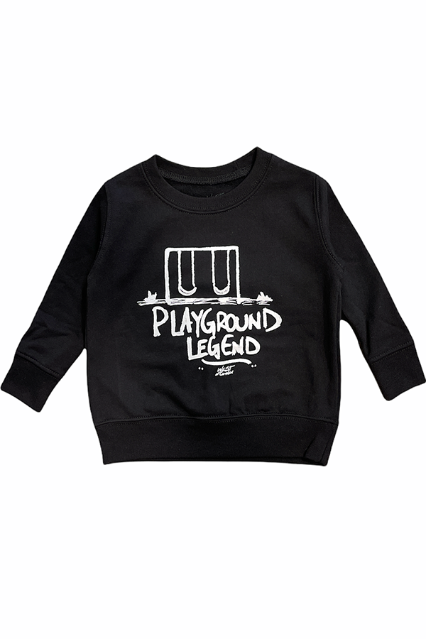 Playground Legend Sweatshirt | Black - Main Image Number 1 of 1