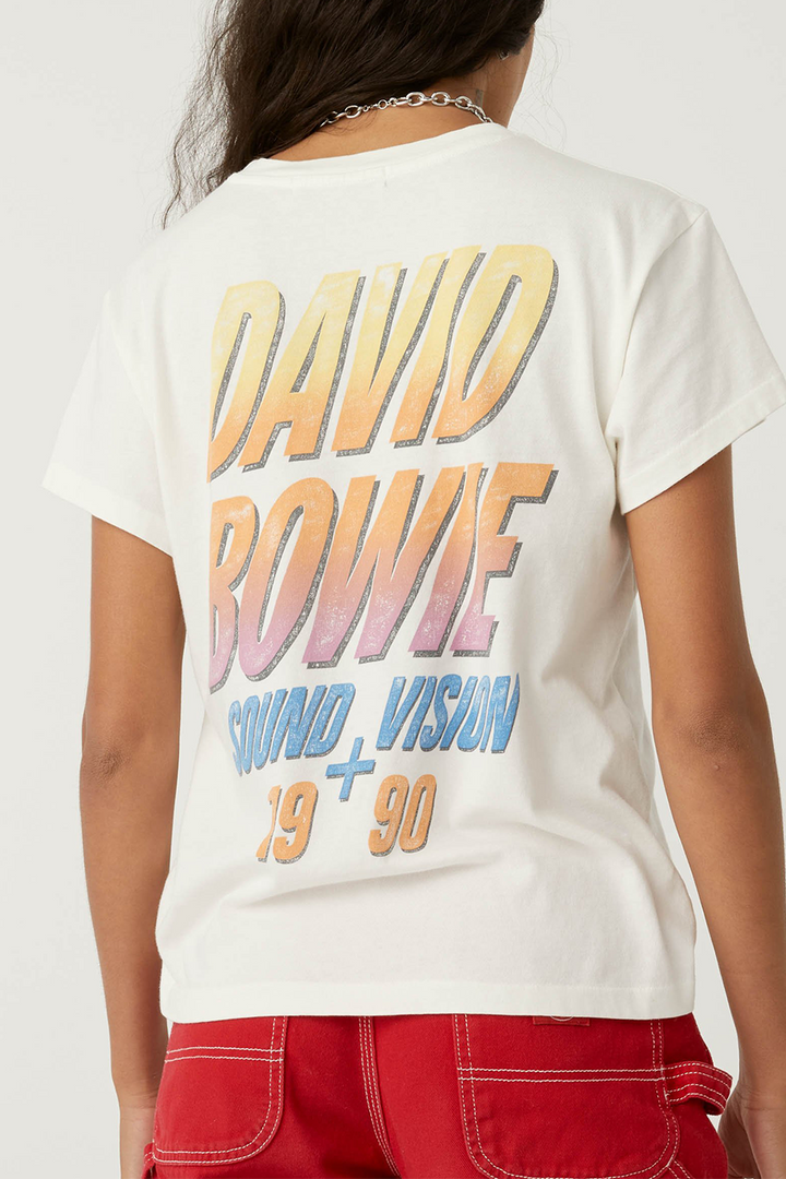 David Bowie Sound Vision Tee | Vintage White - Thumbnail Image Number 2 of 2
