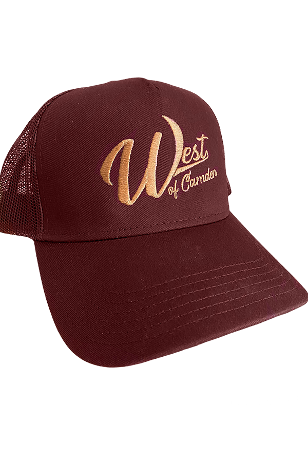 West of Camden AD Twill Hat | Maroon  / Gold - Main Image Number 1 of 1