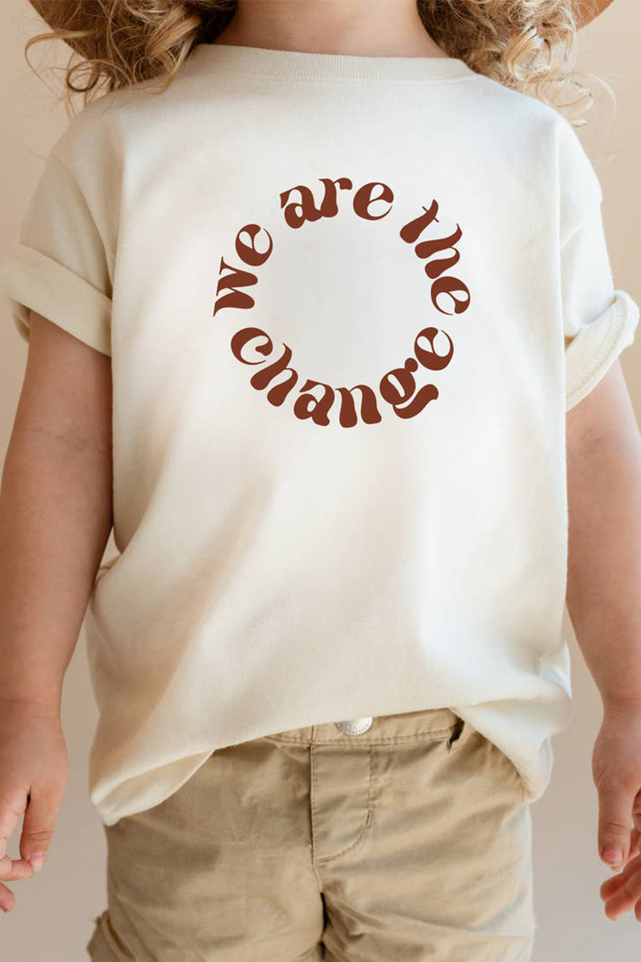 We Are The Change Kids Tee | Cream - Main Image Number 1 of 1