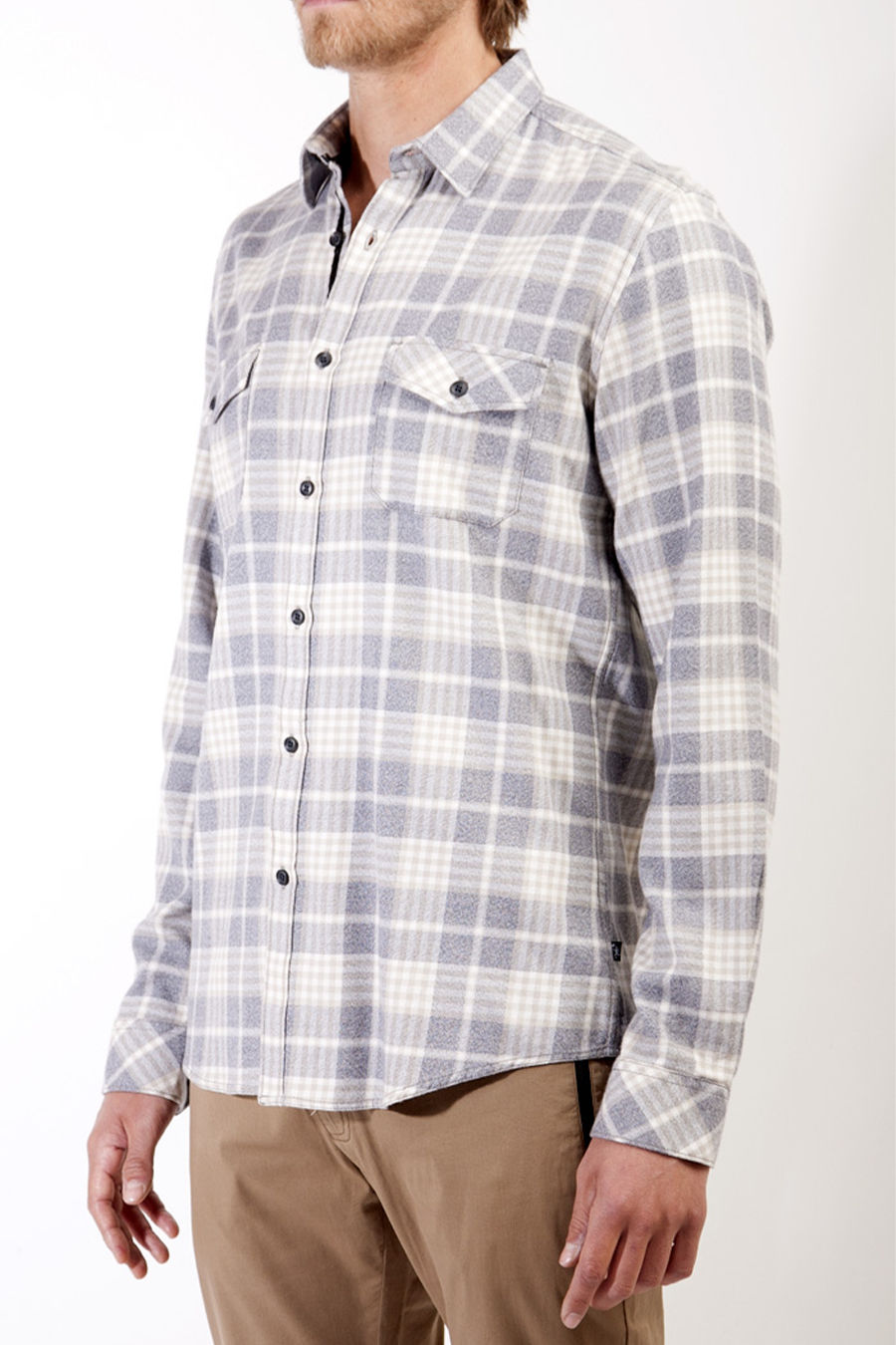 Lawless Plaid Shirt | Heather Gray - Main Image Number 2 of 2