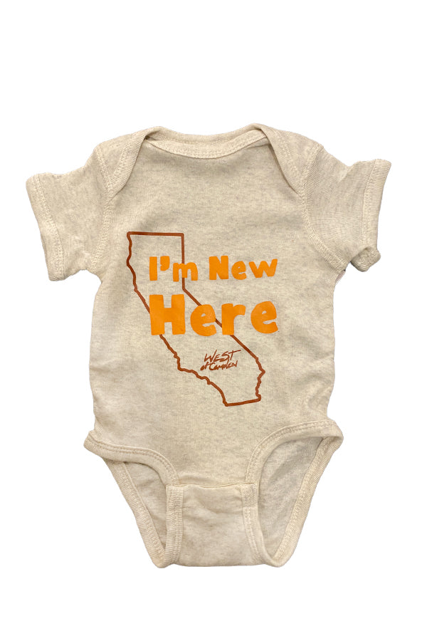 I'm New Here Onesie | Natural - Main Image Number 1 of 1