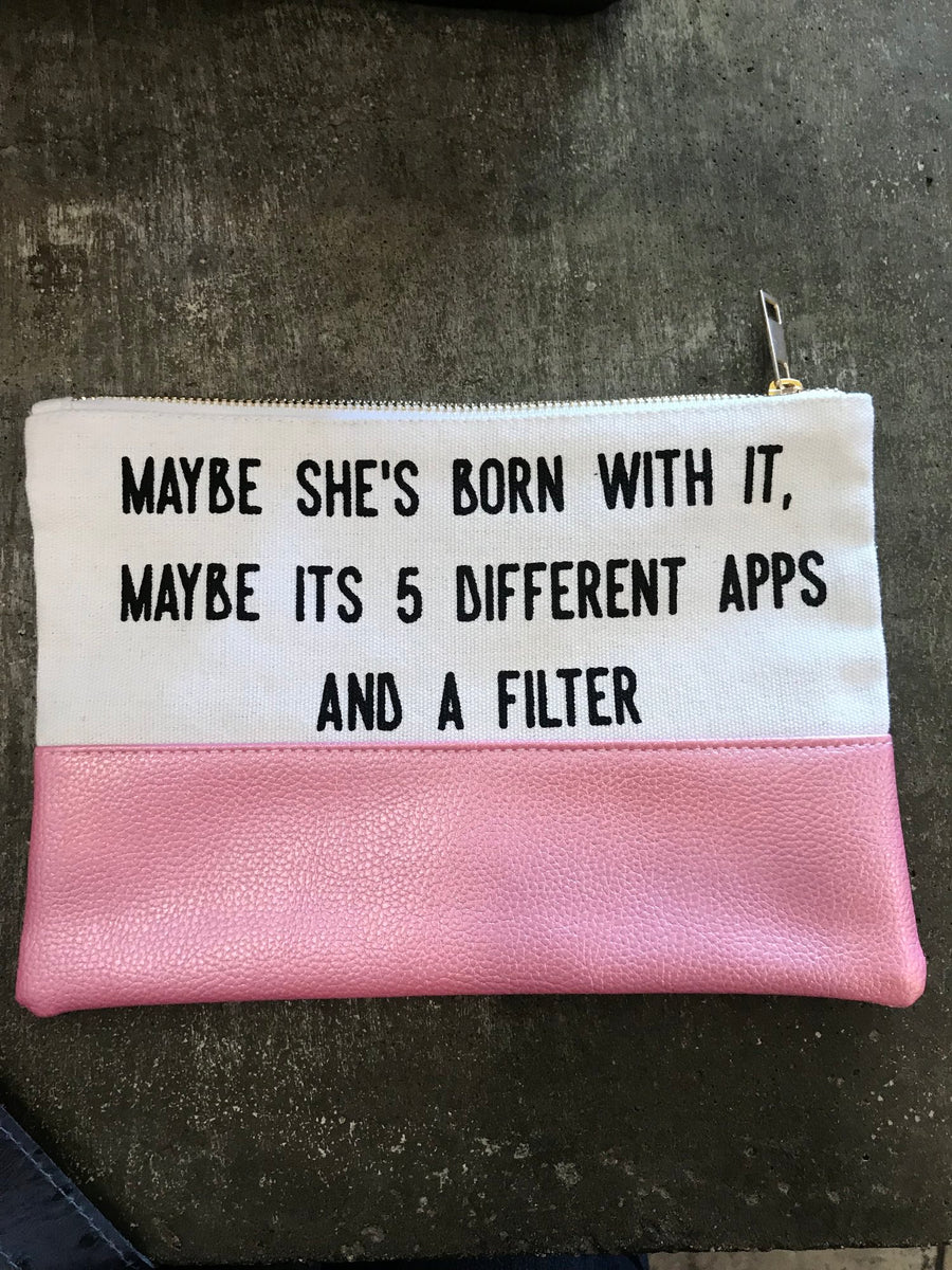 Maybe She's Born With It Travel Bag - West of Camden