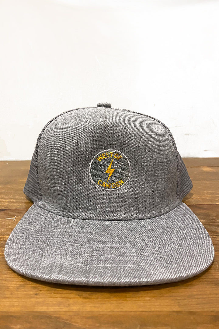 Youth Bolt Hat | Grey - Thumbnail Image Number 1 of 3

