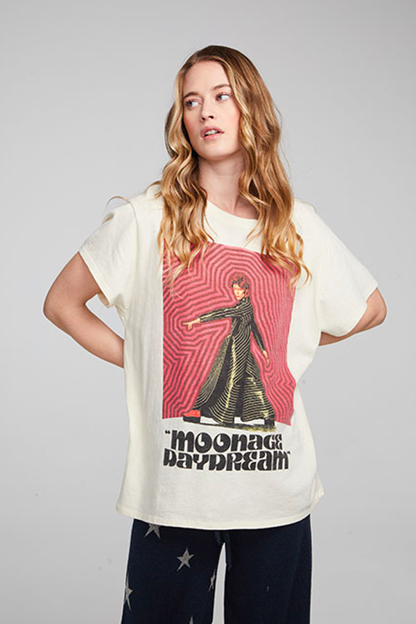 David Bowie Moonage Daydream Tee | Almond - Main Image Number 1 of 1