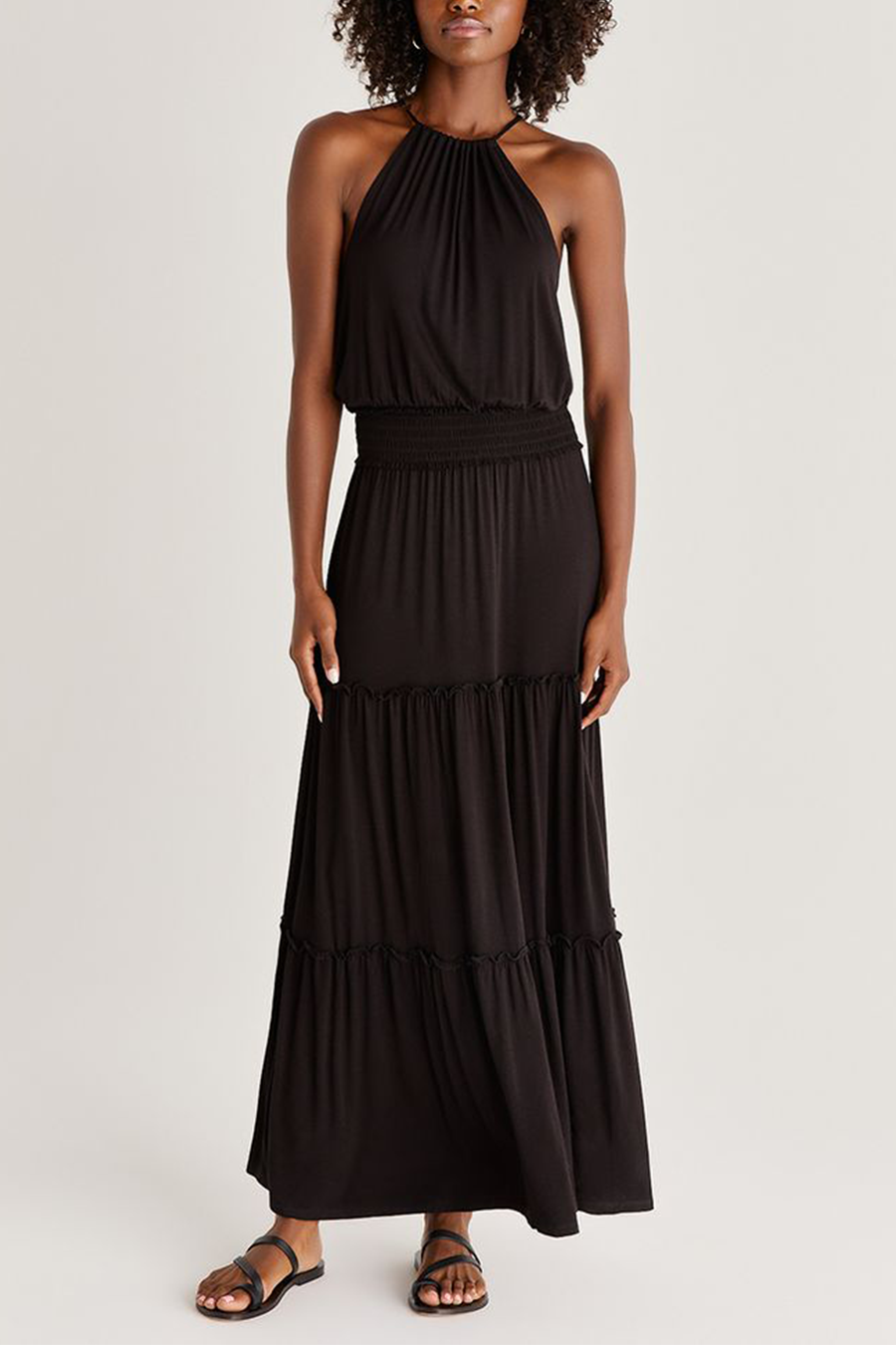 Beverly Sleek Dress | Black - Main Image Number 1 of 2