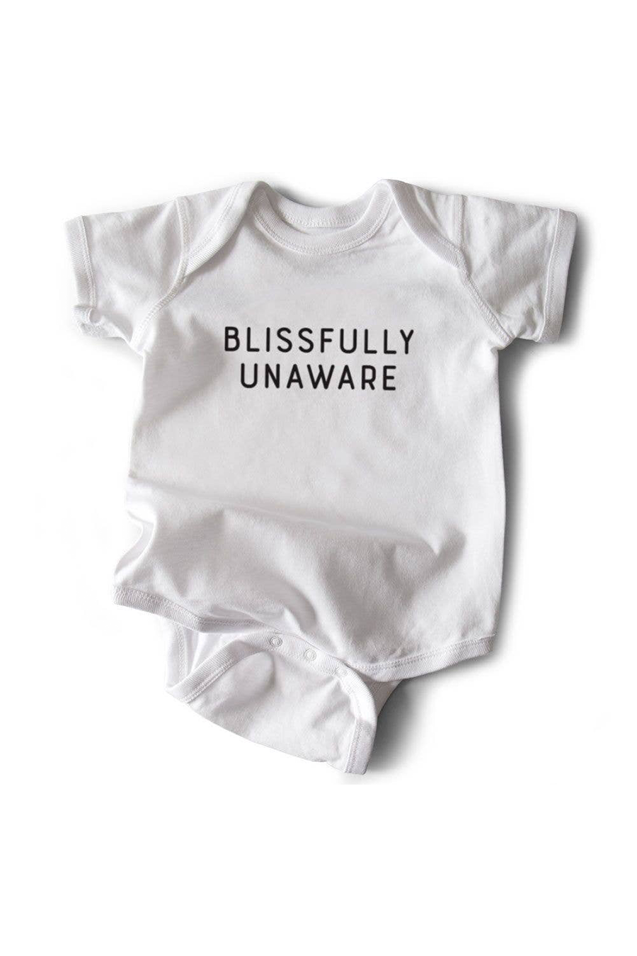 Blissfully Unaware Onesie | White - Main Image Number 1 of 1