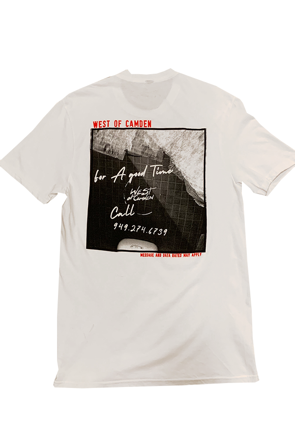 For A Good Time Tee | White - West of Camden - Thumbnail Image Number 3 of 3
