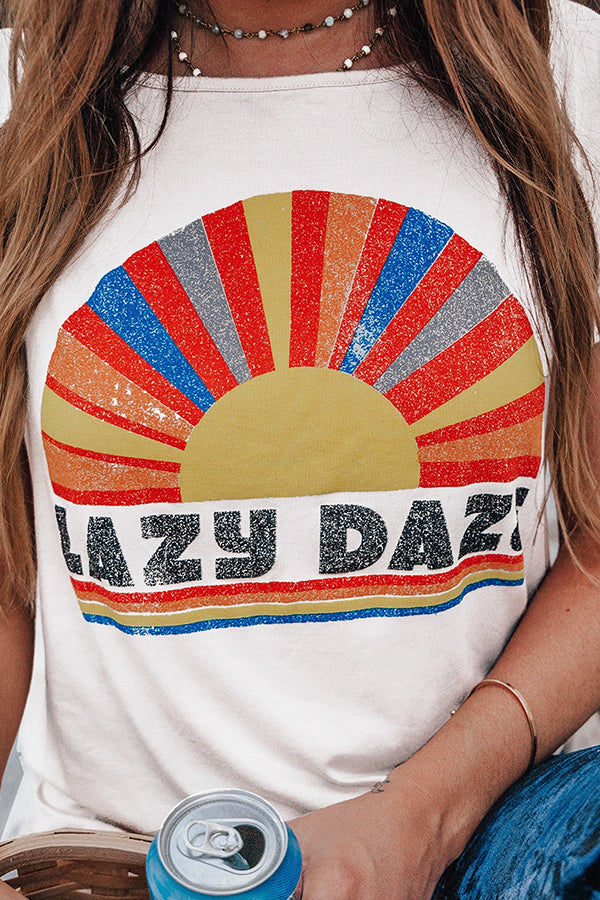 Lazy Daze Elevado Tee | White - Visual Media Number 2 of 2