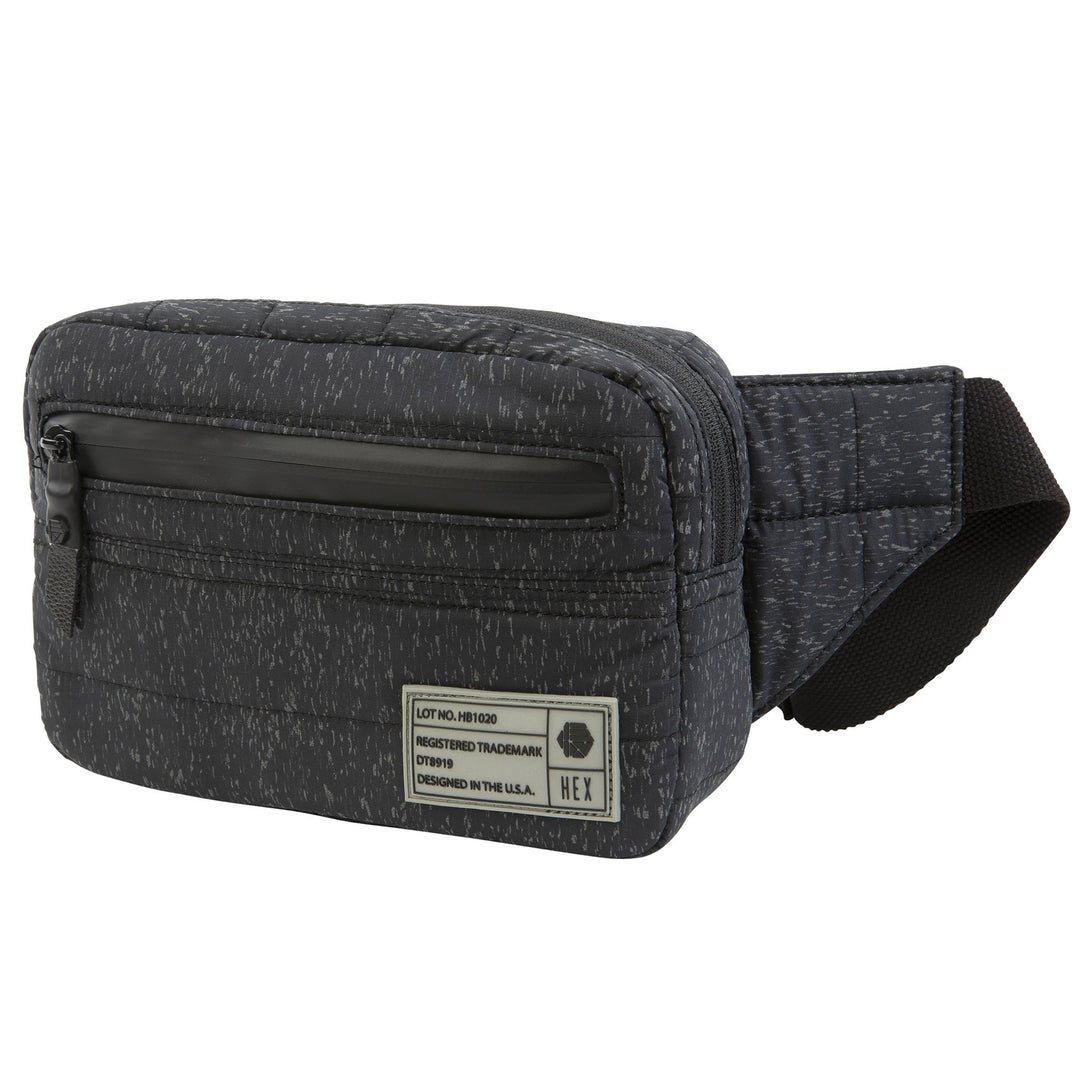 Galaxy Waistpack | Black Reflective - West of Camden - Main Image Number 1 of 1