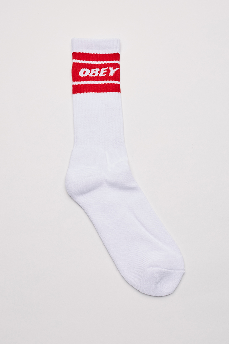 Cooper Socks | White / Rio Red - West of Camden - Main Image Number 1 of 1